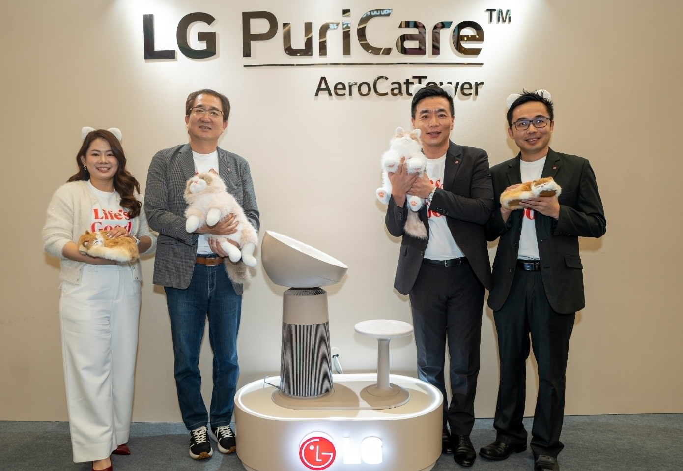 LG马来西亚推出马来西亚首款猫咪专用空气净化器